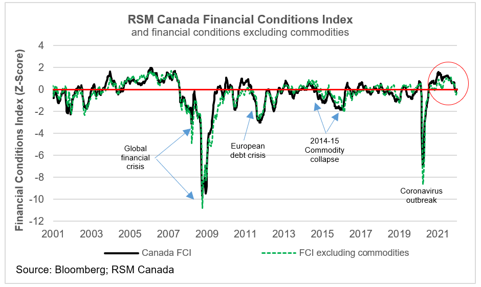 RSM Canada Financial Conditions Index